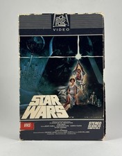 Vintage STAR WARS (VHS, 1982) Sliding Drawer Box Original 1130 w/ Serial Numbers