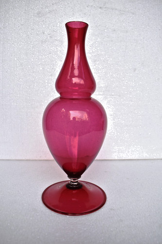Vintage cranberry vetro - cranberry, vaso