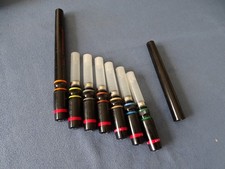 Lotto sette penne a china Koh-I-Noor rapidograph variant-mai usate...