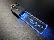 Rolls royce led light keyring - light,