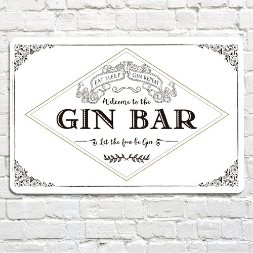 Insegna the gin bar - ,