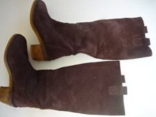 Stivali donna scamosciati