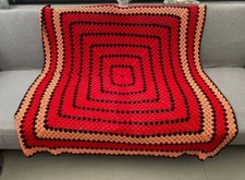 Crochet blanket plaid - ,