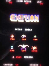 pcb arcade vintage " EXERION "