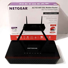 Modem Router NETGEAR AC750 (D6000) DSL WiFi AC750 802.11 ac Dual Band Gigabit