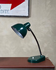Lampada ministeriale da scrivania anni '50 verde Seminara Torino.