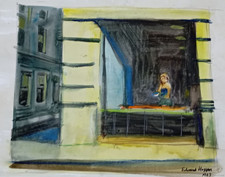 Edward Hopper Drawing on paper
