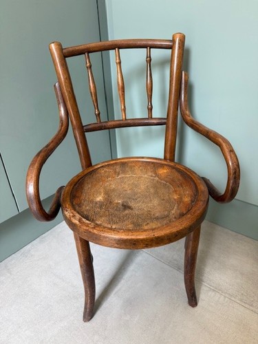 Ancienne chaise bois enfant - ancienne, en