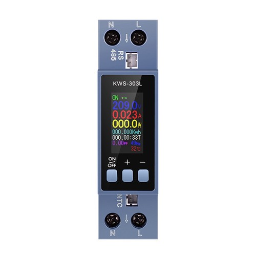 Led misuratore digitale din - 1x(led,