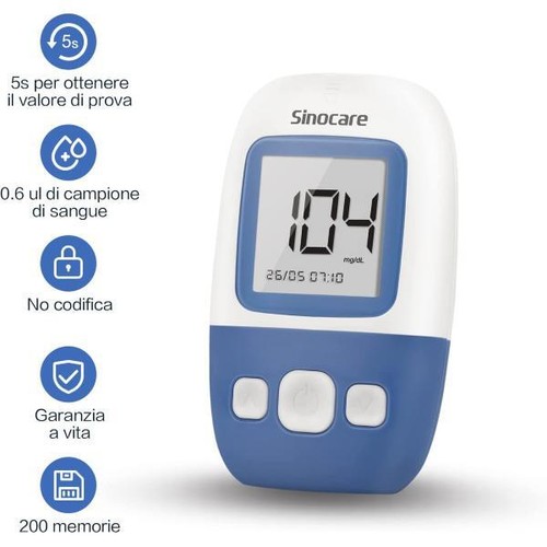 Sinocare misuratore glicemia - sinocare,