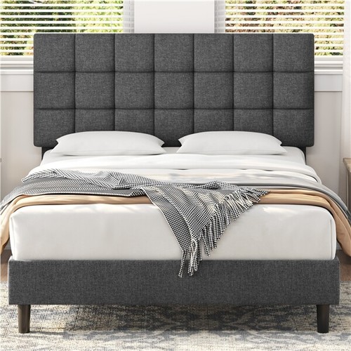 Letto con testiera - testiera, imbottita