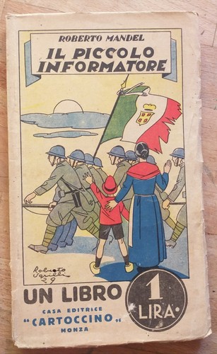 Libro una lira - lira, cartoccino