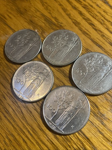 Moneta 100 lire - moneta, 1977