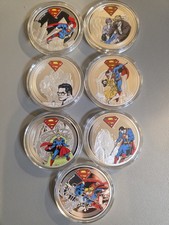7 X Silver Plated, DC Comics