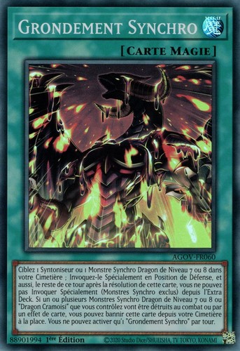 Grondement synchro - yu-gi-oh!,