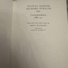 Gustav Mahler and Richard