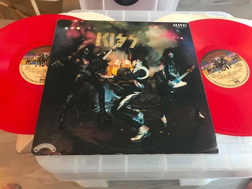 Kiss alive red vinyl - pye, uk