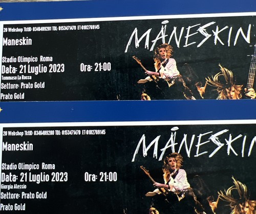 Maneskin roma biglietti - 2,