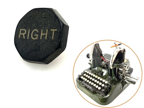 Oliver typewriter right - right, key