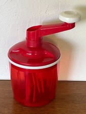 Batteur manuel TUPPERWARE speedy chef rouge / mayonnaise chantilly