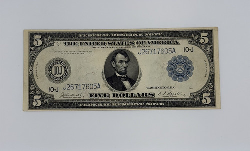 1914 banconota dollari - da,