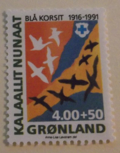 Francobollo groenlandia b15 - francobollo,