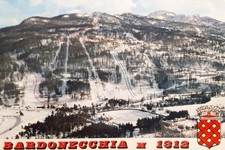 Cartolina - Bardonecchia - Piste di sci e pattinaggio - 1960 ca.