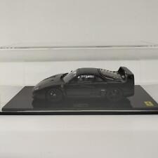 Modellino supercar Kyosho 1/43 Ferrari F40 nero usato dal Giappone