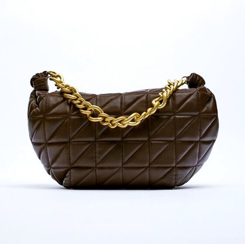 Zara borsa pelle - borsa, trapuntata