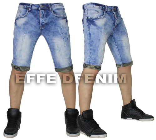 Bermuda jeans uomo shorts - bermuda,