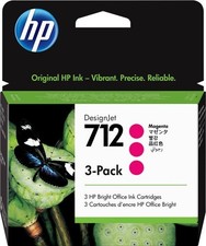 ORIGINAL HP Multipack magenta 3ED78A 712 ~1050 Seiten 87ml