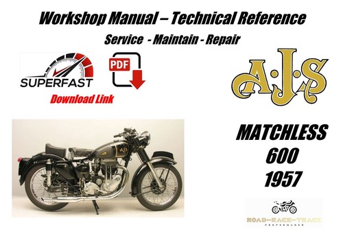 Ajs matchless 600cc manuale - matchless,