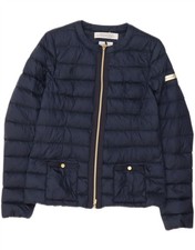 GEOX Giacca Donna Imbottita UK 8 Small Blu Navy Poliammide AX02