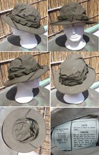 CAPPELLO DA ESPLORATORE USMC ARMY POST WW2 VERDE COME NUOVO TG. 7"1/2 AMERICANO