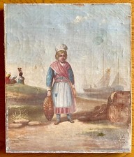 Olio su tela originale XIX