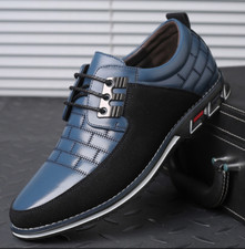 chaussure basket sneakers homme noir blanche bleu stylé classe habillé bicolore