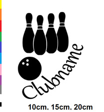 Adesivo bowling tiro cono