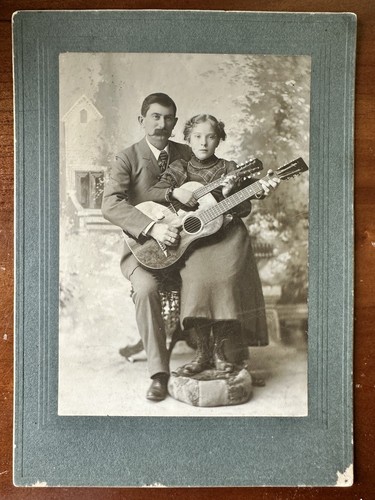 Padre figlia musicisti suonano - padre,