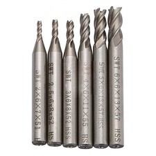 4 Flute Fresa a Candela Punte per Trapano Resistente Ricambio Set CNC High Speed