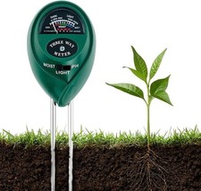 Misuratore Del Suolo 3 in 1, Tester Umidità Del Suolo PH Del Terreno Di Giardino