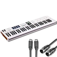 Arturia KeyLab Essential mk3 Controller per tastiera 61 tasti - Bianco, con cavi