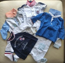 Stock Lotto Abbigliamento 4 pezzi Bimbo 1-3 mesi Chicco pari a nuovo + omaggio 