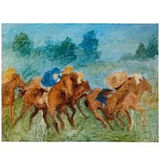 Oil painting on canvas horse