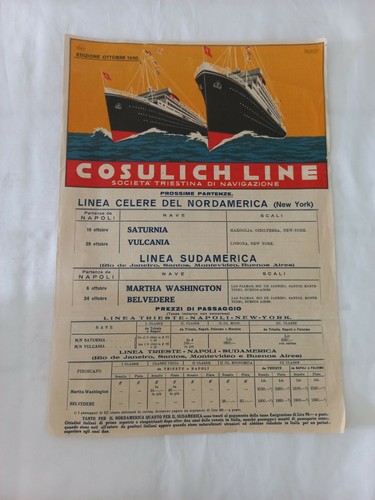 4135 depliant cosulich - cosulich, line
