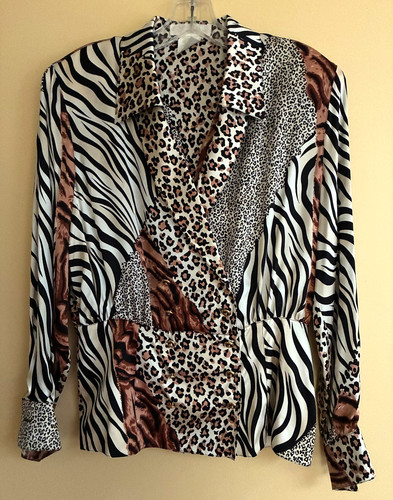 Camicia escada vintage seta - camicia,