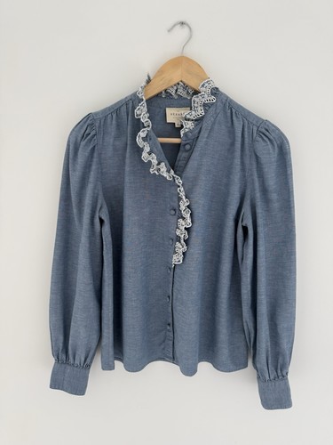 Camicia blusa blu sézane - blu,