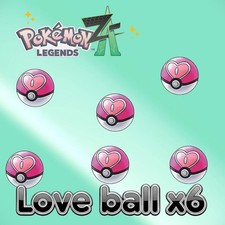 Love Ball x6🔥 per Pokémon