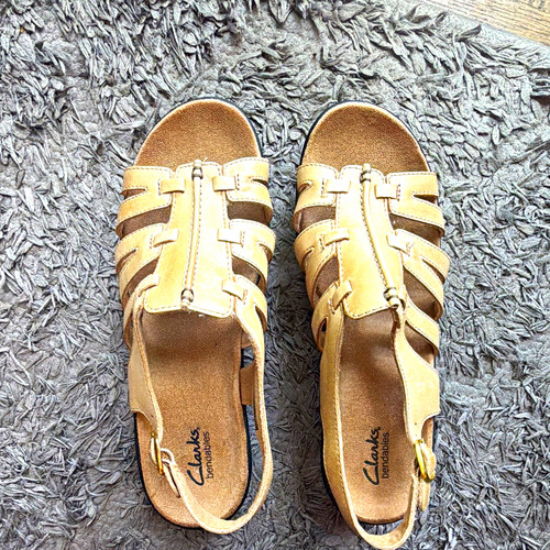 Sandali donna clarks pelle - in,