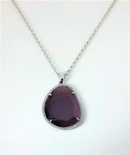 Collana donna in argento con pietra viola Zoppini Q1644_0009