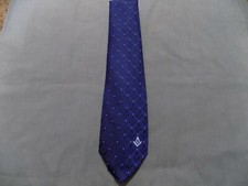 Cravatta Massonica Blu Master Mason Quadrata Bussola Cravatta Fraternità Massonica NUOVA!